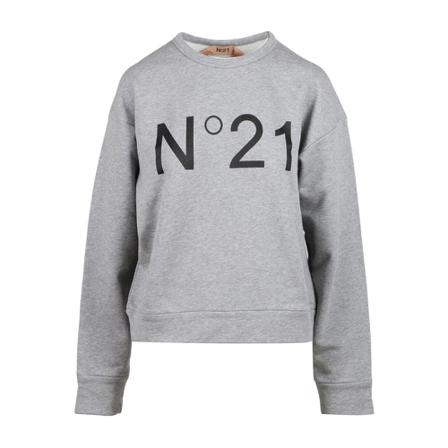 N21 Sweatshirt , Grijs , Dames , Maat: S