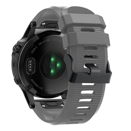 Garmin Fenix 5X Plus klockarmband i silikon - Grå