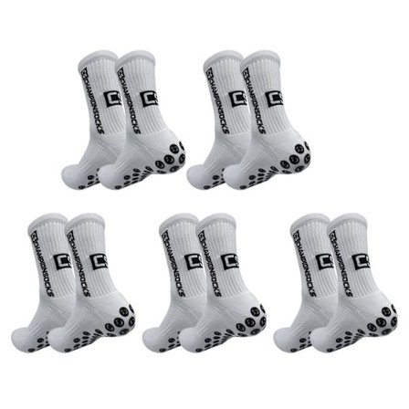 5-pak Tapedesign Grip Sokker, Anti-skrid Sokker Med Grip, Sports Fodboldstrømper Til Voksne Mænd Kvinder