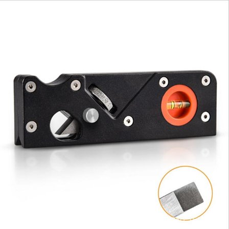 Snickarverktyg Faskantning och Skärning Handhyvel 45 Grader Vinkelhyvel (Svart Platt Blad)