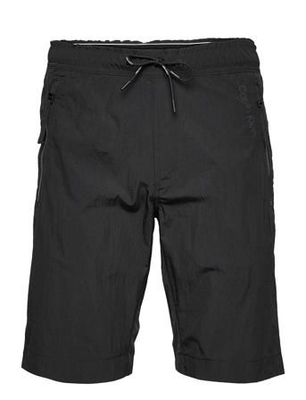 Regular Fit Crinkle Nylon Shorts Black Calvin Klein