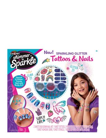 Shimmer N Sparkle Friendship Tattoos And Nails Toys Creativity Drawing & Crafts Craft Jewellery & Accessories Multi/patterned SHIMMER N SPARKLE