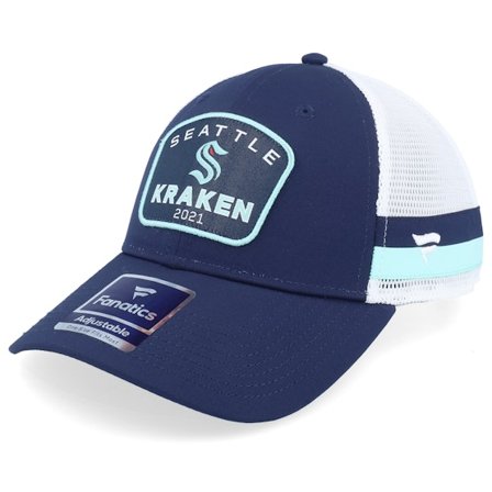 Fanatics - NHL Blau trucker Cap - Seattle Kraken Navy/Icy Blue Trucker @ Hatstore