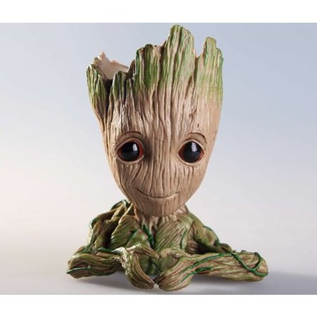 IC Tegnefigur Blomsterpotte eller Penneholder, Gave til Børn