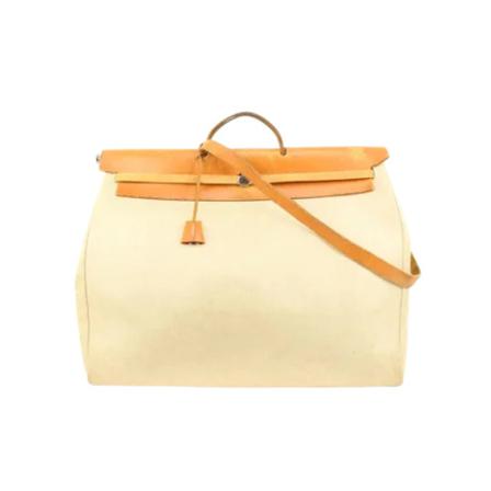 Hermès Vintage, Pre-owned Handbag Beige, Dames, Maat:ONE Size