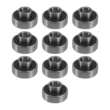 10 stk. 608- Longboard integreret leje skateboard hjulleje inline rulleskøjteleje 8x22x1