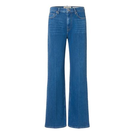 Tomorrow TRW-Brown Straight Jeans Wash Bilbao Blå, Dame, Størrelse: W29 L34