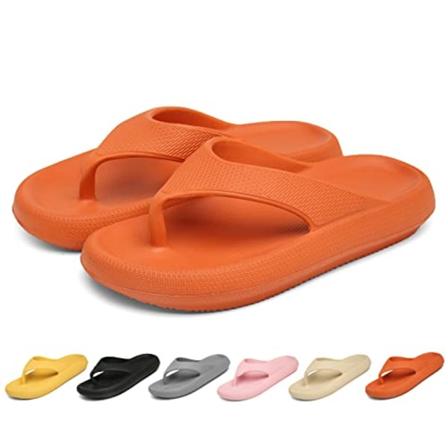 Sky-slippers, skridsikre brusebadssandaler til udendørs og indendørs (6UK)