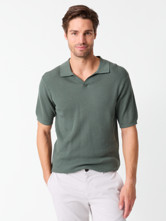 MATCH - Patrick polo genser - Jean Paul - Str. XL - Herre - Gensere & Cardigans - Grønn - 100% bomull