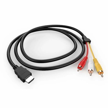 HDMI til RCA-kabel, 1,5 m HDMI til 3RCA-kabel - 1,5 m svart