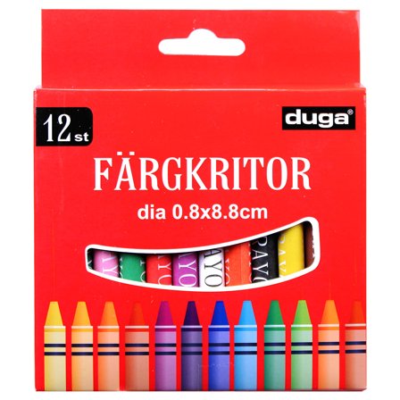 Väriliidut Mix 12 kpl