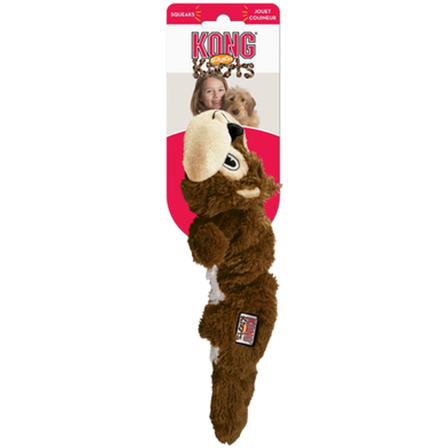 Kong - Scrunch Knots Squirrel Hundeleketøy Small/Medium 24x6x5cm - Hund - Hundeleker & spill - Myke leker - ZOO.no