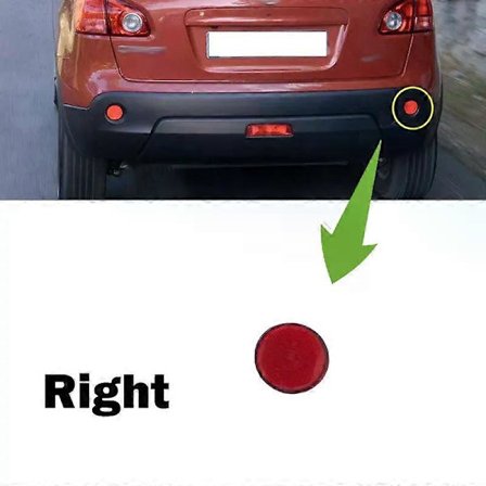 Yhteensopiva NISSAN DUALIS Qashqai J10 2008 2009 2010 2011 2012 2013 2014 2015 automallien kanssa, takapuskurin heijastin sumuvalo sumuvalaisin 