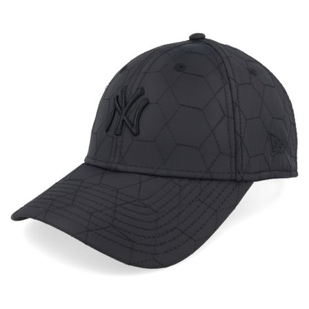 New Era - MLB Svart adjustable Keps - New York Yankees Quilted 9FORTY Black Adjustable @ Hatstore