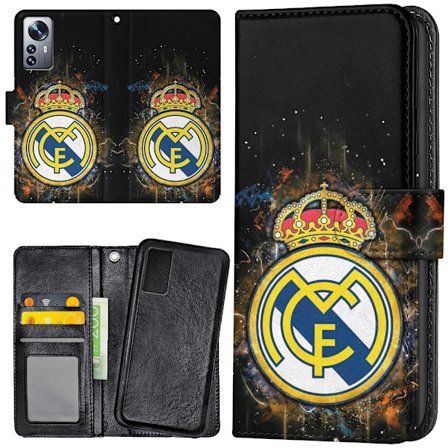Xiaomi 12 Pro - Lommebok Deksel Real Madrid