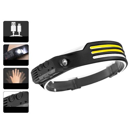 Genopladelig Super Bright Pandelampe - 1000 Lumen, 230° bred s