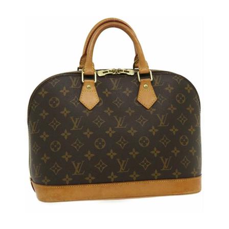 Louis Vuitton Vintage, Pre-owned Alma Bag Bruin, Dames, Maat:ONE Size,Canvas