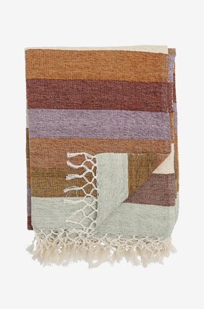 Bloomingville - Lucilla Throw - Flerfarget - Tepper & pledd - Fra Homeroom