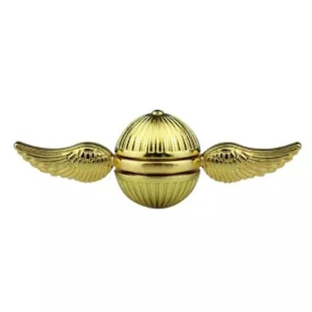 Gyldent Snitch Fidget Spinner Harry Potter Quidditch Metal Stål Stress Angst Relief Legetøj Til Børn Voksne -ES