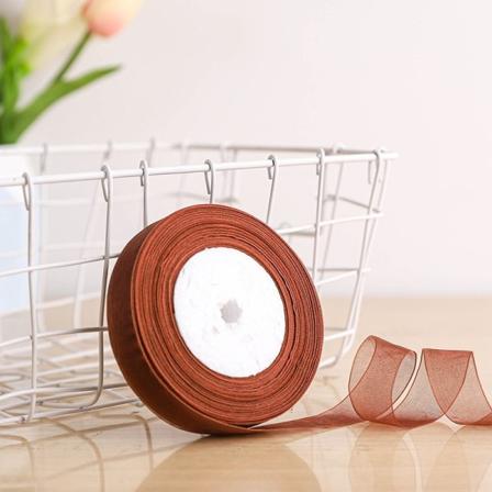 5 Rullaa Nauhaa, Läpinäkyvä Chiffon-Nauha, Läpinäkyvä Nauha Lahjojen Käärimiseen, Kimppuihin, Hääjuhliin, Juhlan Koristeluun