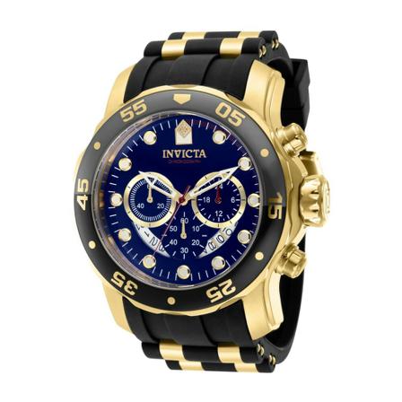 Invicta Watches, Pro Diver - Scuba 37229 Quartz Herenhorloge - 48mm Geel, Heren, Maat:ONE Size