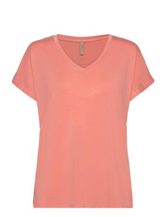 Sc-Marica T-shirts & Tops Short-sleeved Oransje Soyaconcept*Betinget Tilbud