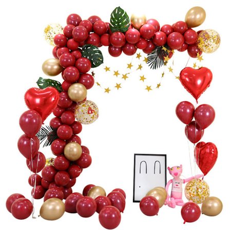 125 st Valentinsdagens ballonger