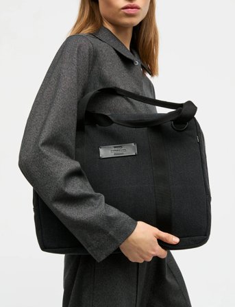 Mads Nørgaard Boutique Washed Computer Bag - Grey - ONE SIZE
