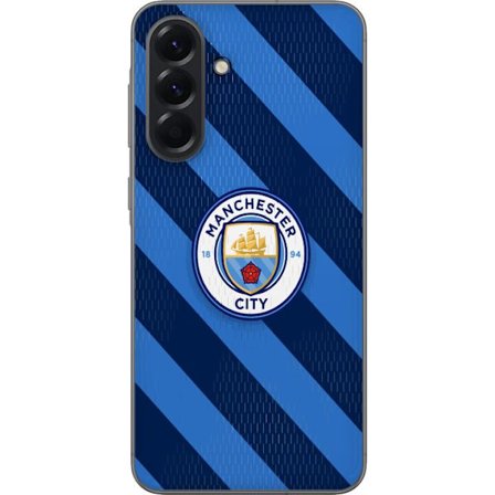 Kompatibelt Mobilskal till Samsung Samsung Galaxy A56 Paris Saint-Germain klubbmärke med Eiffeltorn, blå cirkulär logotyp med röd mittlinje och de