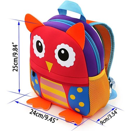 Lille Børnehave Rygsæk Børn Piger Børnehave Førskole Tasker Søde Neopren Tegneserie Rygsække til Børn 1-5 År Gammel Abe