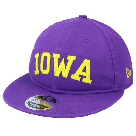 New Era - Lila snapback Keps - Iowa Team Heritage 9Fifty Purple Strapback @ Hatstore