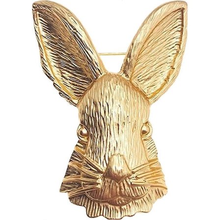 Kanin Brosje Dame Jakkenål Dyr Brosje Dekor Kreativ Nål for Hatt Skjerf