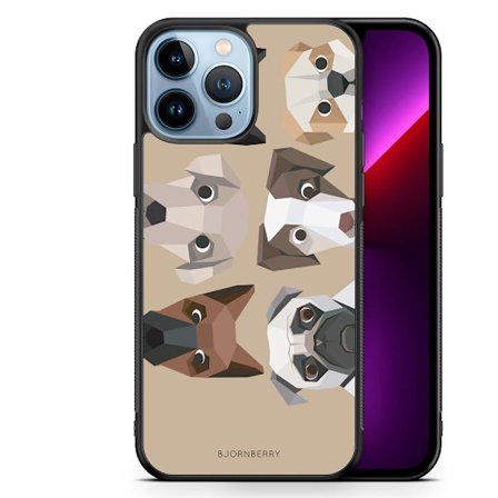 Bjornberry Skal iPhone 13 Pro Max - Söta Hundar