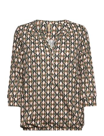 Sc-Felicity Aop Bluse Langærmet Multi/mønstret Soyaconcept