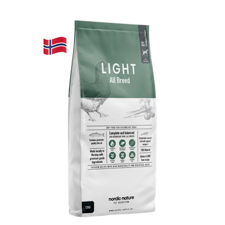 Nordic Nature - Light 12 kg - Hund - Hundefôr & hundemat - Tørrfôr for hund - ZOO.no