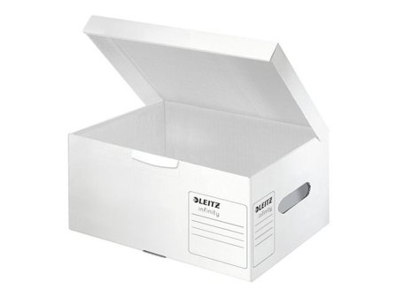 LEITZ Arkivbox Infinity FSC A4 - Lyreco - Kontorsmaterial - Arkivering och kontorsförvaring - Arkivkartonger och boxar