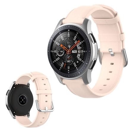 Genuine leather watch band for Samsung and Huawei watch - Pink