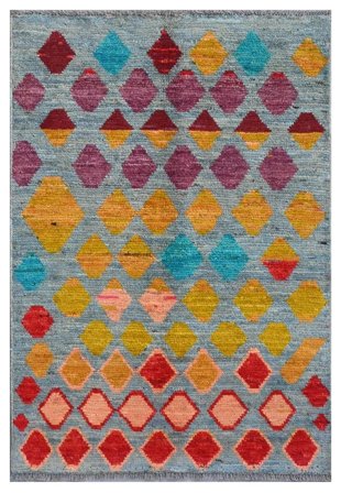 Moroccan Berber - Afghanistan Hand Knotted 77X114 Rug Afghanistan
