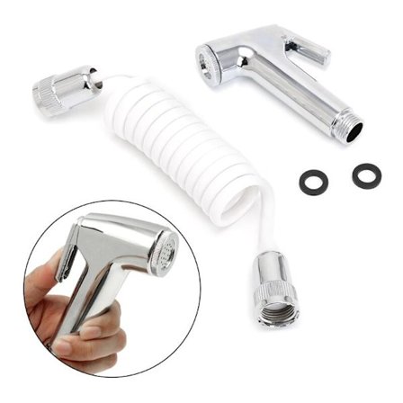 Fickbar bärbar blöjbidé toalett Shattaf spraydusch badrum toalett bidéduschmunstycke med telefonslang