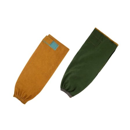 Nötningsbeständiga läderarmskydd för svetgningsgnistor och skydd mot föremål