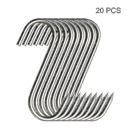 Rustfri Stål S Krok Baconkrok S Kjøttkrok Svin, Okse og Sauekjøtt Hengende Spiss Kjøttkrok Kraftig Krok Stekekjøttkrok