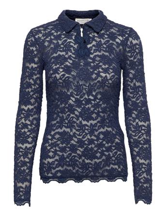 T-Shirt Ls Blue Rosemunde