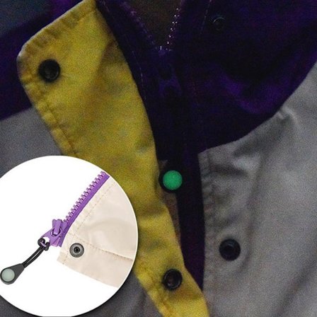 10-Pack Praktiska Glow in the Dark Blixtlåsdragare