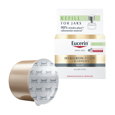 Eucerin Hyaluron-Filler + Elasticity Night Cream Refill, 50 ml