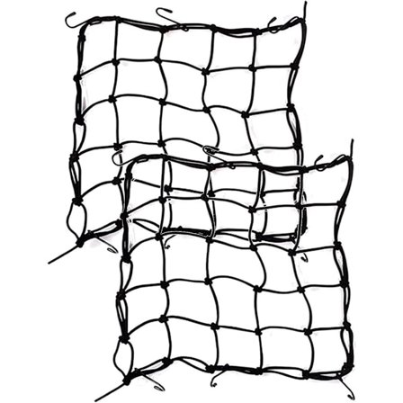 Moottoripyörän kuormaverkot 2 kpl 15 "