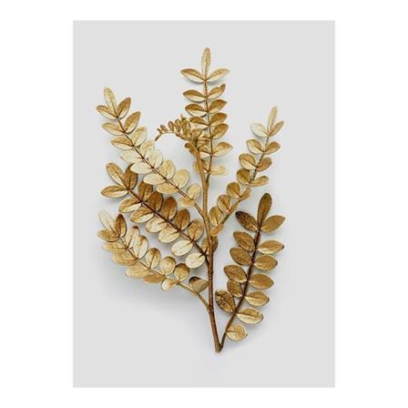 Moderne Gyldne Planteblade Væghængt Kunst Lærredsmale Nordic Minimalisme Plakater og Billeder til Stue Dekoration Malerier Matches the image 20x30cm