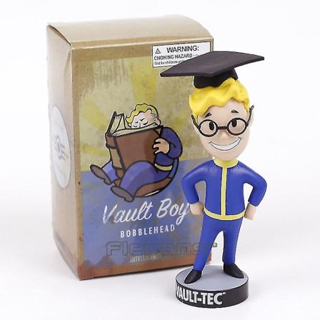 Fallout Vault Boy Bobble Head Pvc Actionfigur Samleobjekt Modell Leke Brinquedos 7 Stiler[HK]