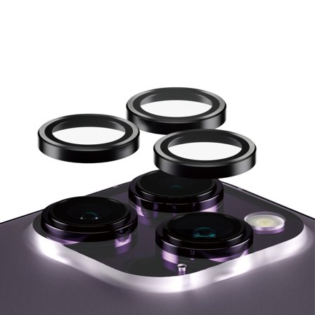 PanzerGlass Hoops Black Camera Lens Protector iPhone 14 Pro | 14 Pro Max