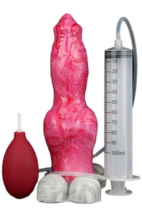 Kjøp Monster Ejaculator Dildo Sortol 23 cm - Dragon dildo | God pris
