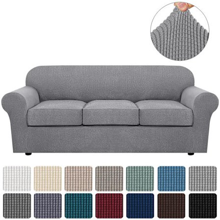 Stretch Vattentät Soffa Överdrag, 1 Del, Spandex, Jacquard Elastisk Soffa Överdrag Med Halkskyddsskum